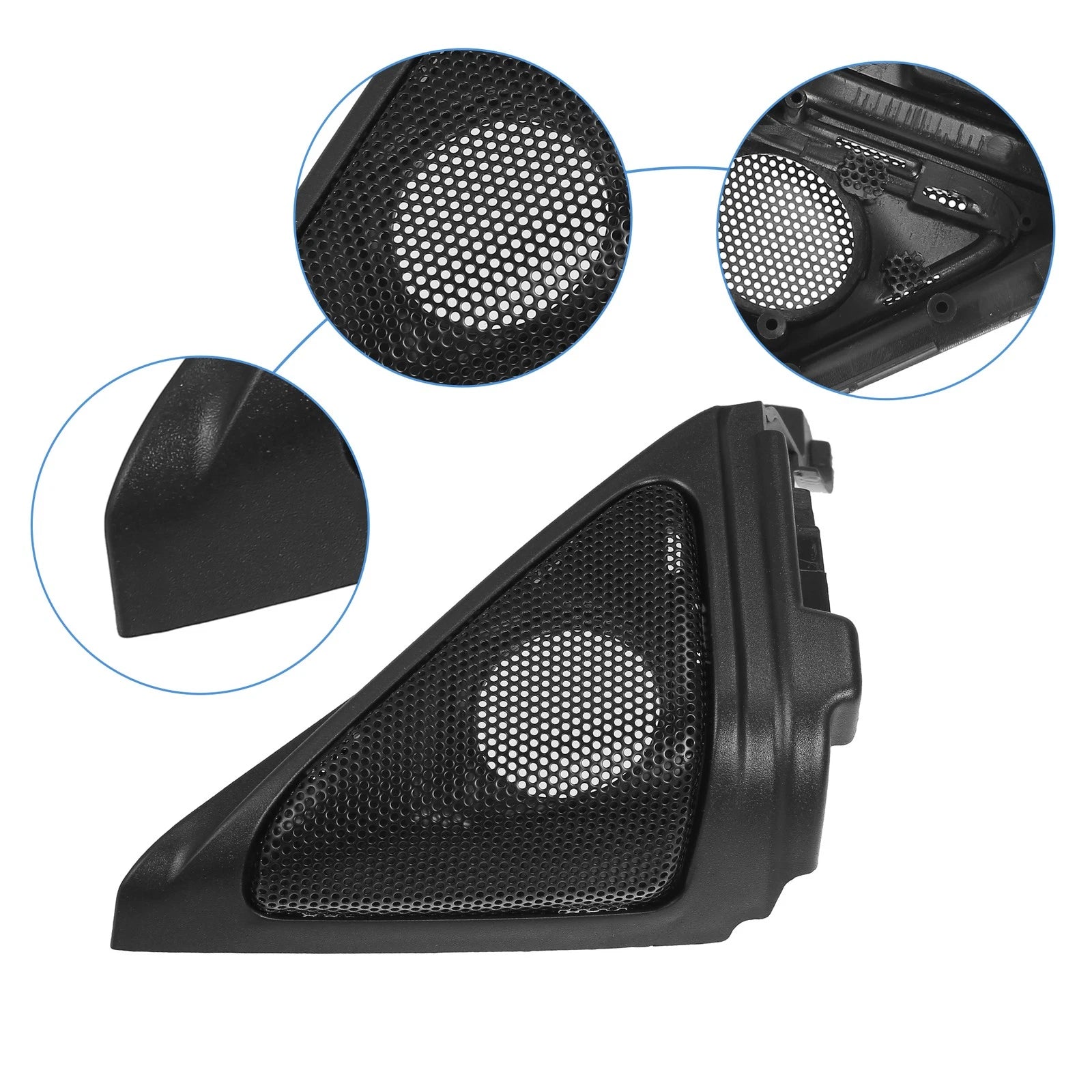 1 Pair Door Tweeter Speaker Panel Cover Trim for Honda Accord (2018–2021)