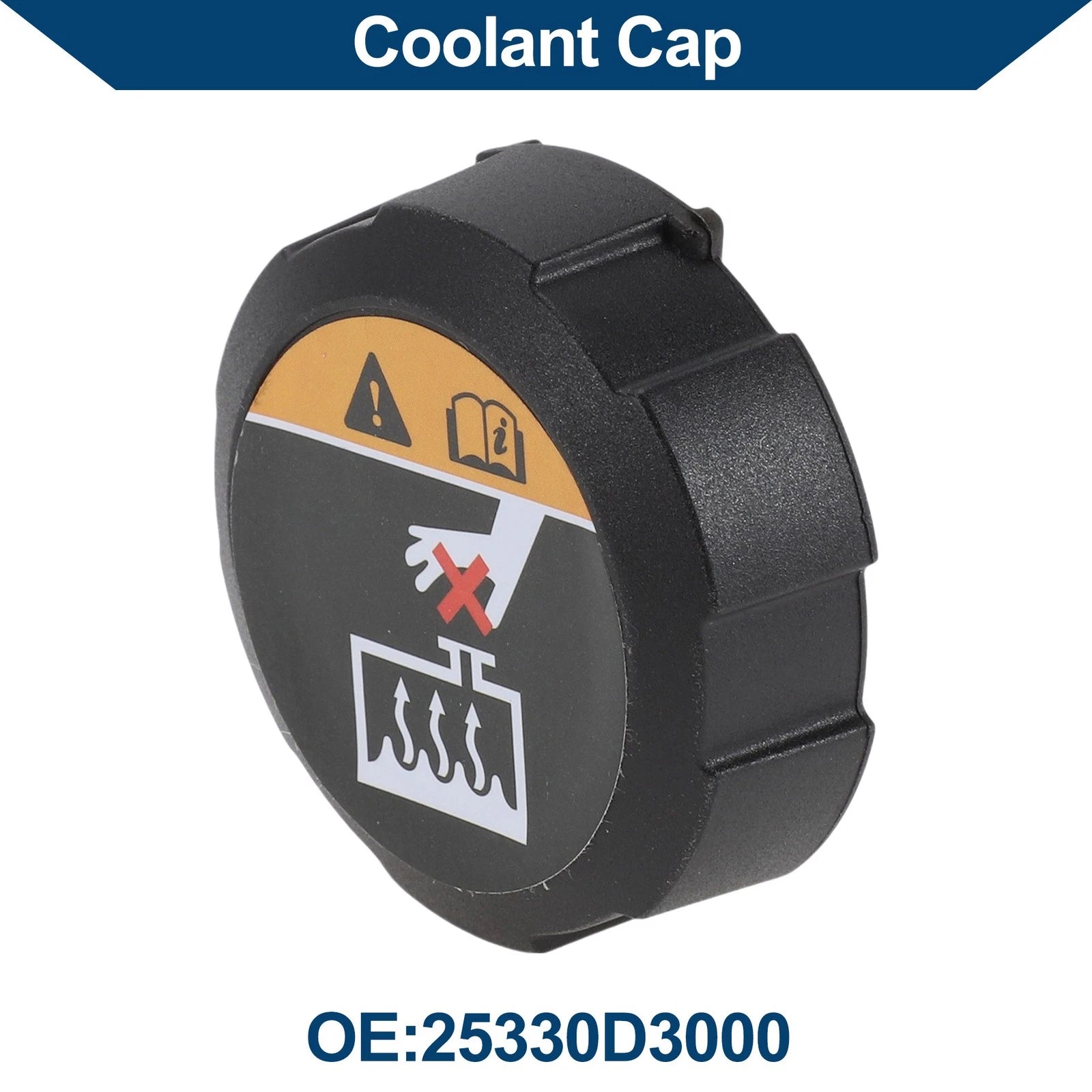 Coolant Cap for Hyundai Tucson Elantra Veloster Kona, Kia Niro (No. 25330D3000)