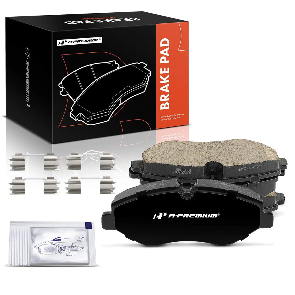Set of 4 Front Ceramic Brake Pads for Dodge Sprinter 2500 (2007–2009)
