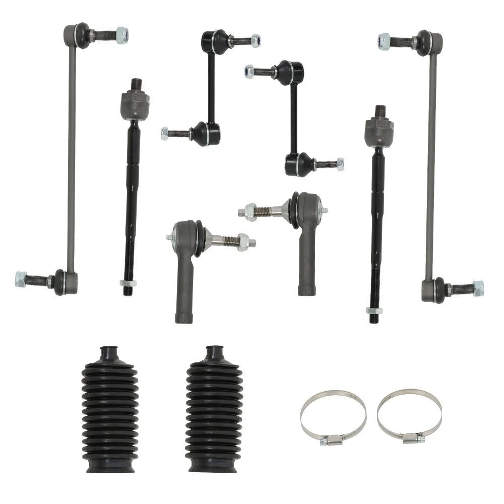Set of 12 Front Lower Control Arm Ball Joint Tie Rod Ends for Ford Explorer (2011â2017)