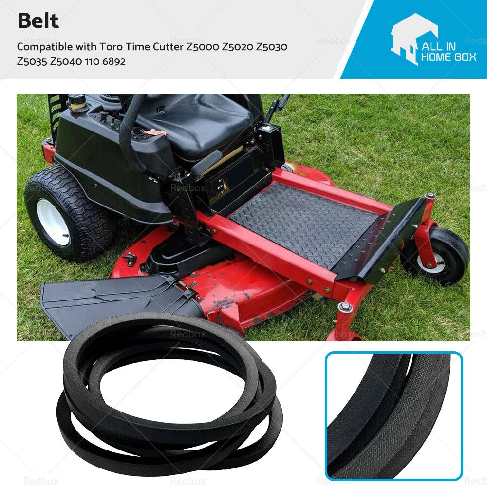 Cut Deck Belt 110 6892 for Toro Z5000 Z5020 Z5030 Z5035 (2000–2023)