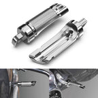 Chrome Passenger Footpegs 50208-04 for Harley Road Glide FLTRX (2017–2023)
