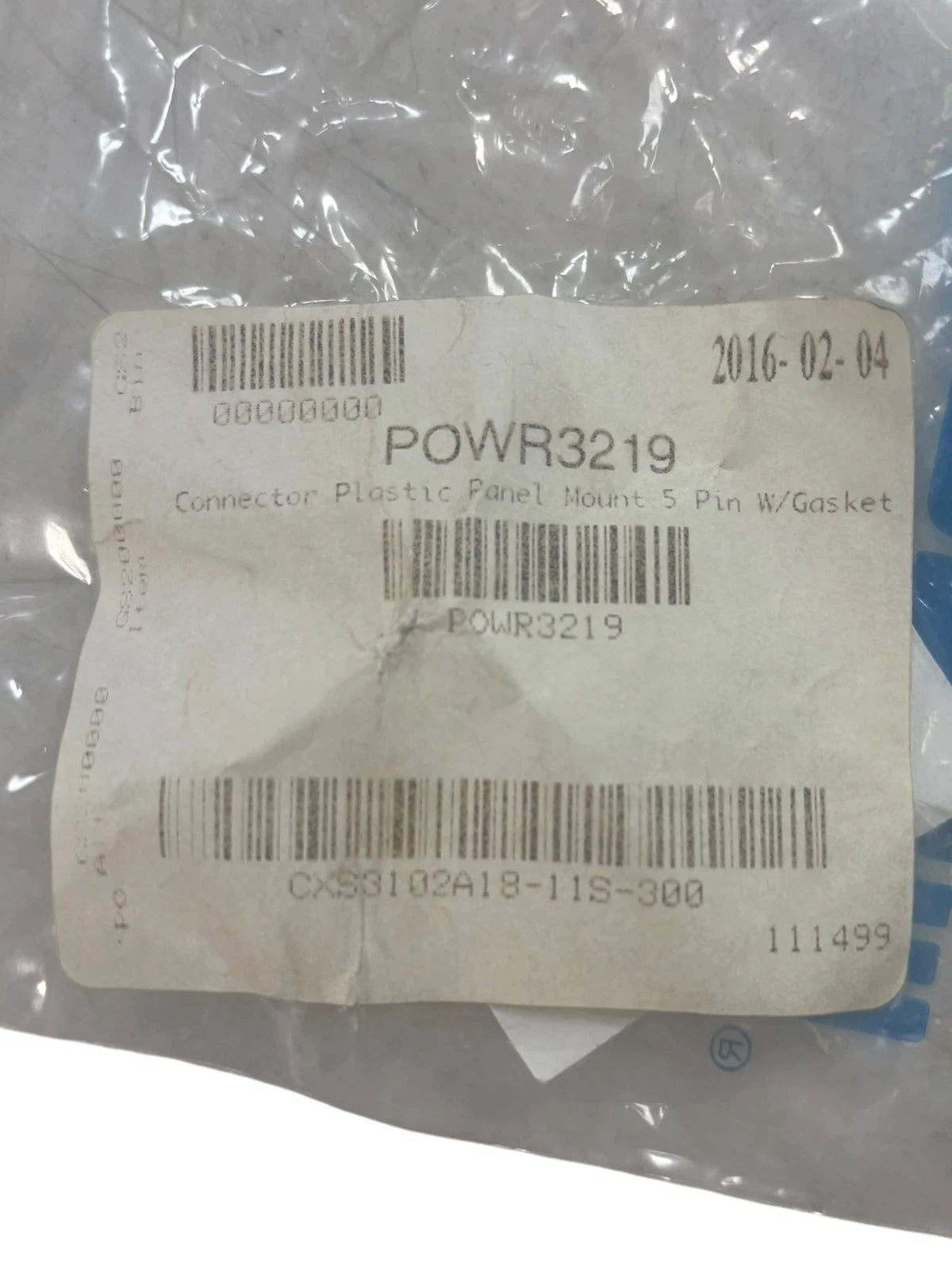 5 Pin Connector with Gasket for Conxall CXS3102A18-11S-300