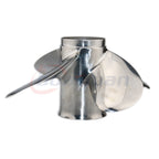 Set of 4 Blades SS Propeller 11 5/8x12 for Yamaha Outboard (25-60HP)