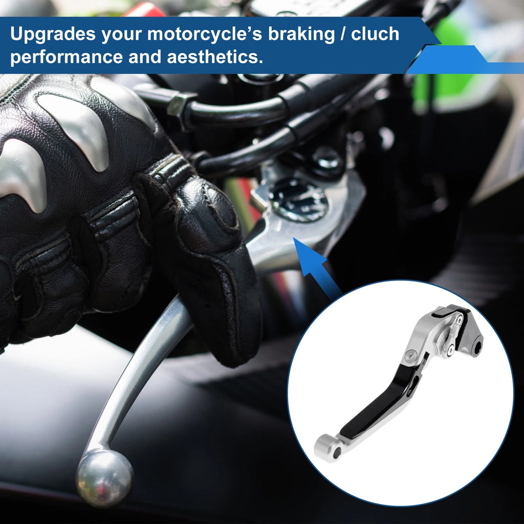 Adjustable Brake Clutch Lever for Honda X11 (1999–2002) Silver Black