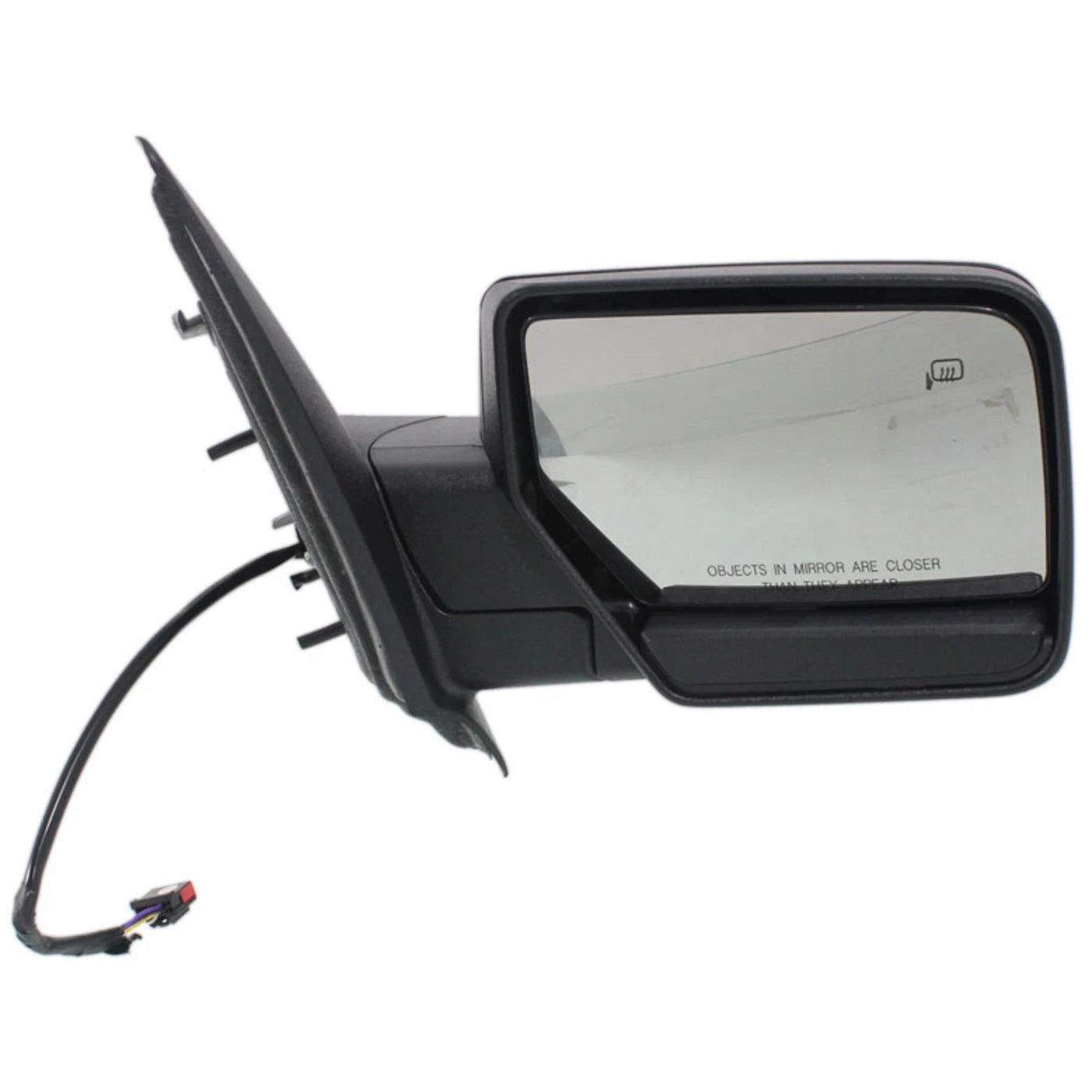 Set of 2 Power Heated Mirrors for Ford Expedition (2007) - Black