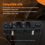 Front Left Power Window Switch for Chrysler Town & Country (2008–2010) 68039999AC