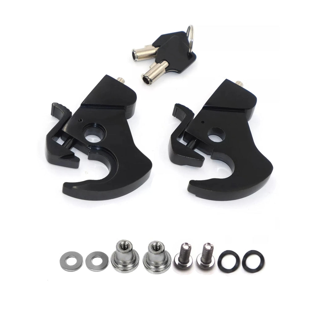 Sissy Bar Luggage Rack Detachable Locking Latch Nut Kit for Harley Touring