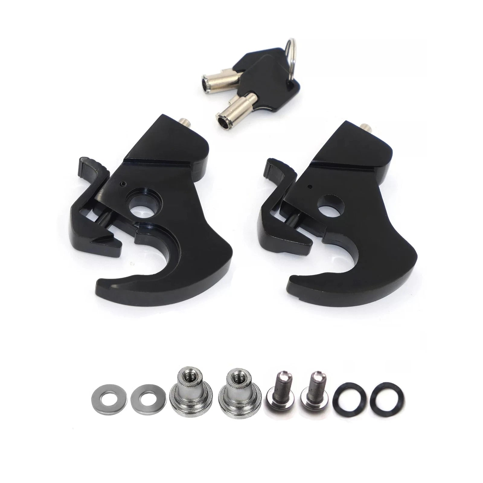 Sissy Bar Luggage Rack Detachable Locking Latch Nut Kit for Harley Touring