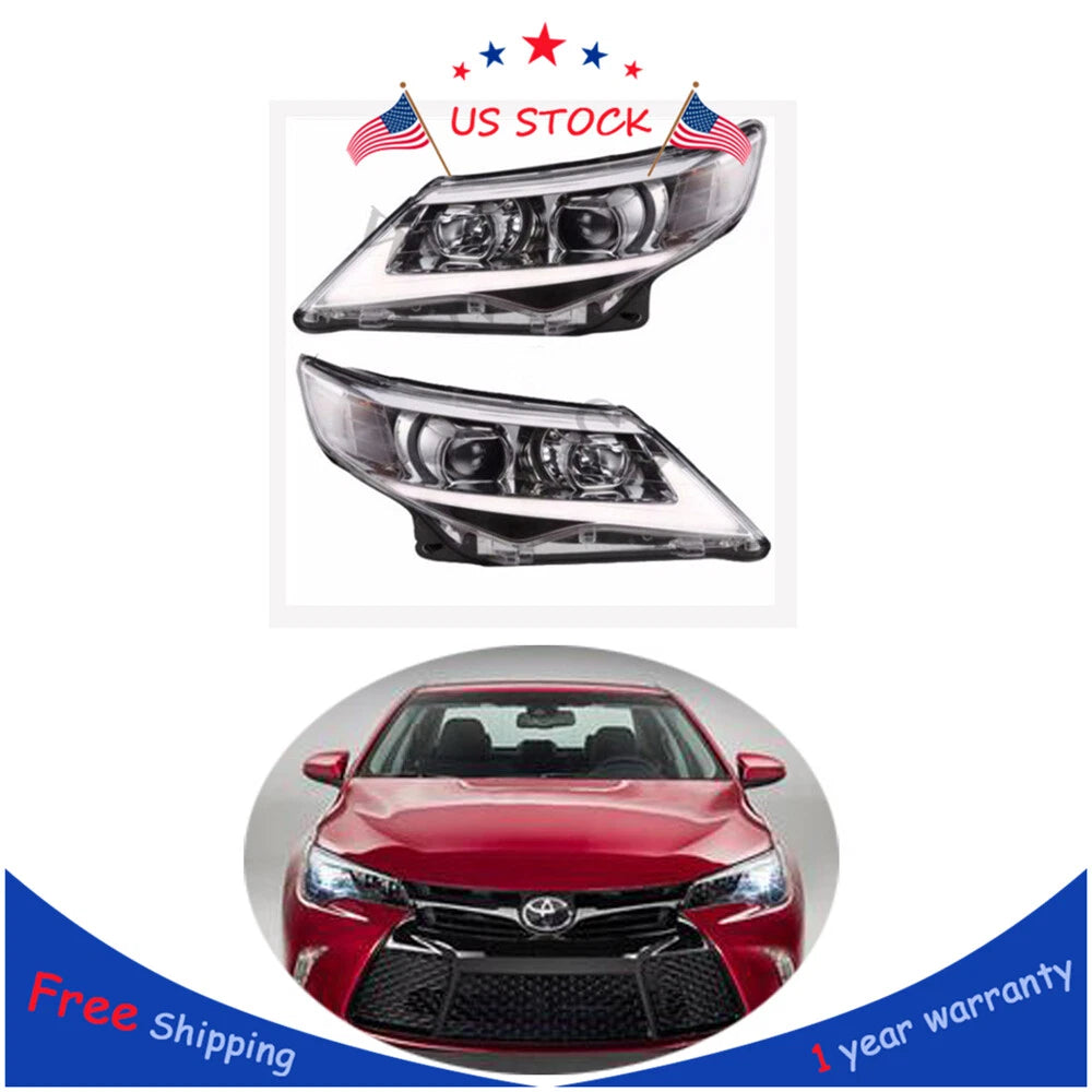 LED Halo Projector Headlights for Toyota Camry (2012–2014)