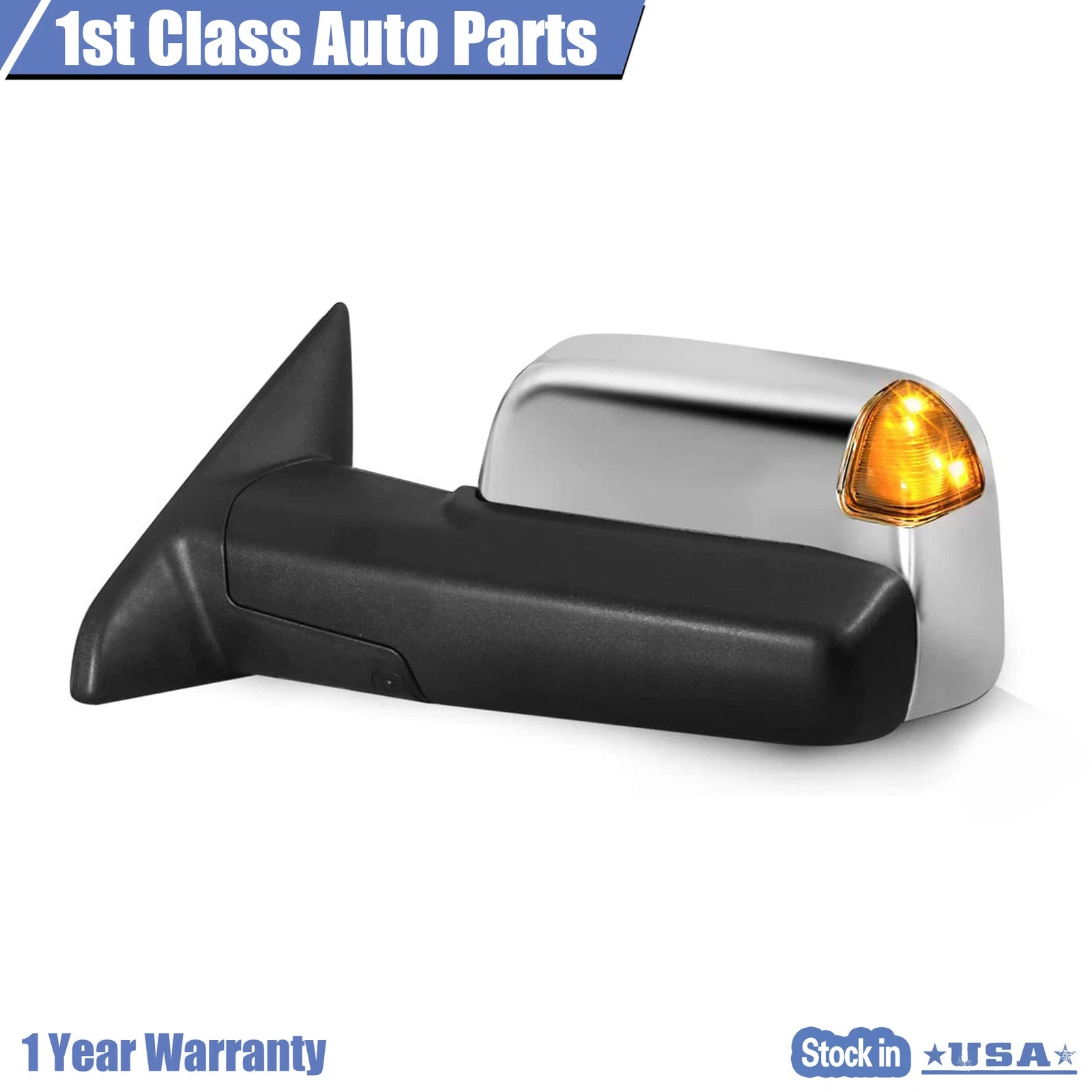 Left Heated Power Towing Mirror for Ram 1500 2500 3500 (2013-2018)