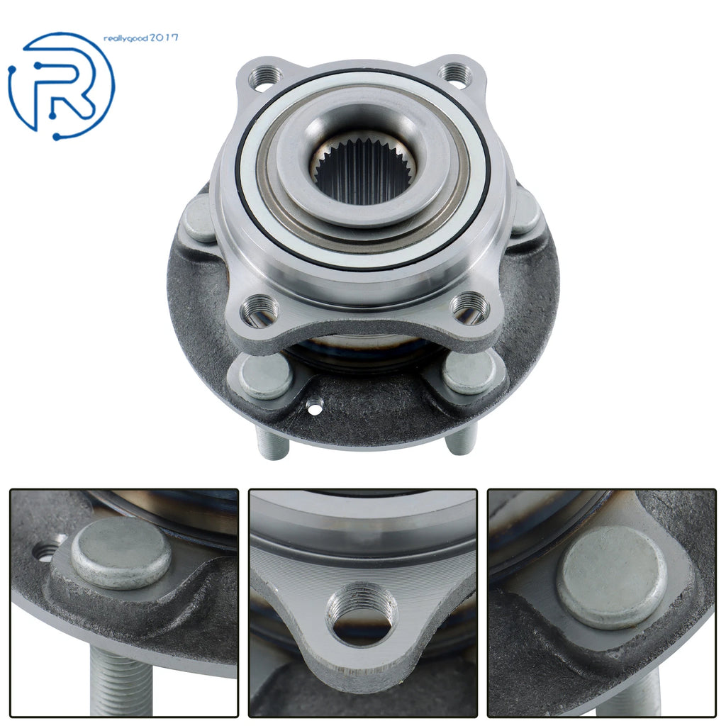 Front Rear Wheel Hub Bearing Set for Hyundai Santa Fe (2007–2017)