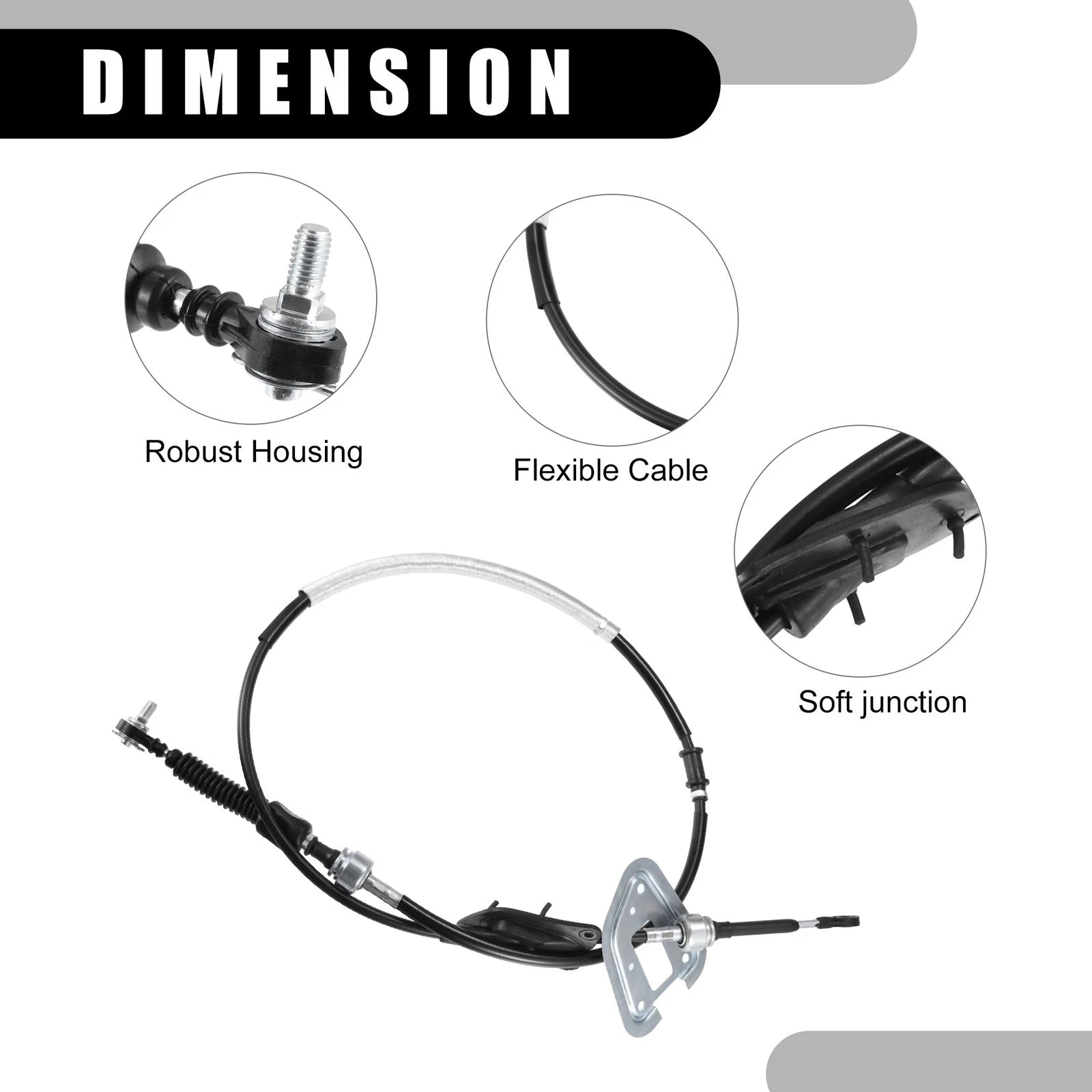 Automatic Transmission Shift Cable NO. 3382048060 for Toyota Highlander (2001–2003)