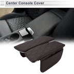 Center Console Cover with Storage Bag for BMW X5 G05 (2019 - 2023) Dark Brown