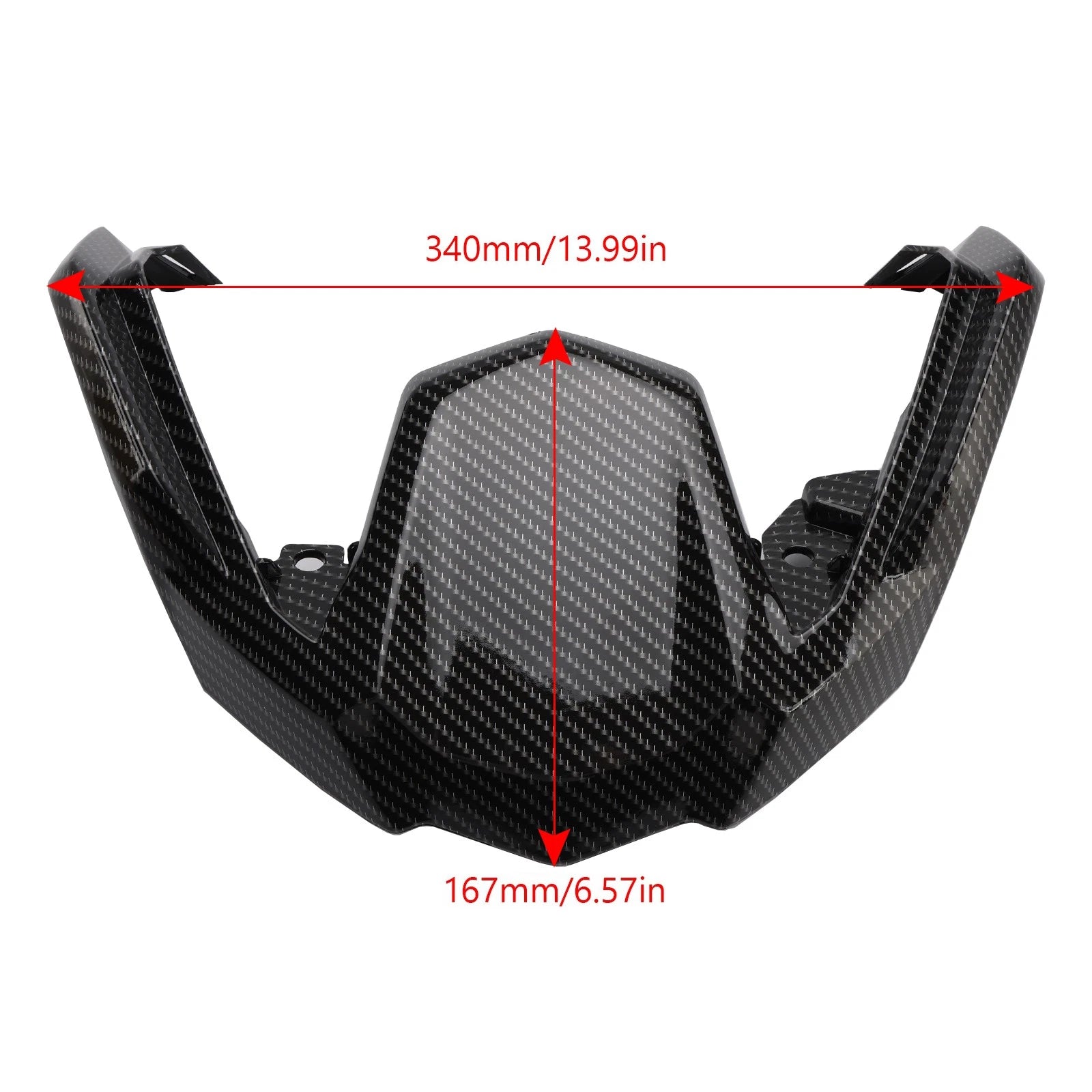 Carbon Mudguard Extension Beak Nose for BMW R1200 R1250 GS Adventure (2014–2022)