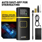 Cordless Air Compressor Tire Inflator for Car Moto Bike Tires (150 PSI)