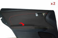 Rear Door Panel Armrest Cover for Toyota Avalon (2013–2018) Red Stitch
