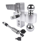 Tow Hitch for 2" and 2-5/16" Balls (Chrome)