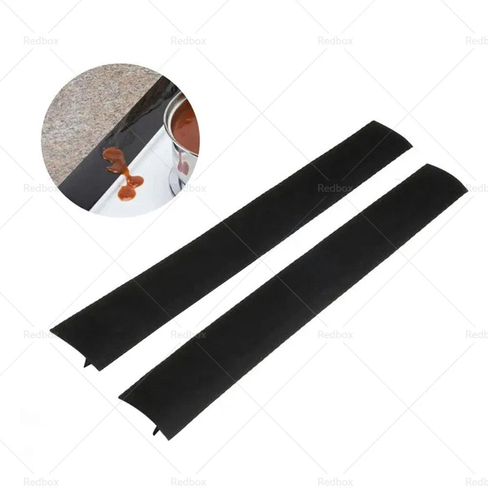 2Pcs Silicone Stove Counter Gap Cover for Kitchen (Fits )