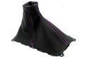 Manual Shift Boot Cover Leather for Ford Mustang GT (2010–2014) Purple Stitch