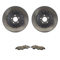 Front 400mm Rotors & Ceramic Disc Brake Pad Kit for S6 S7
