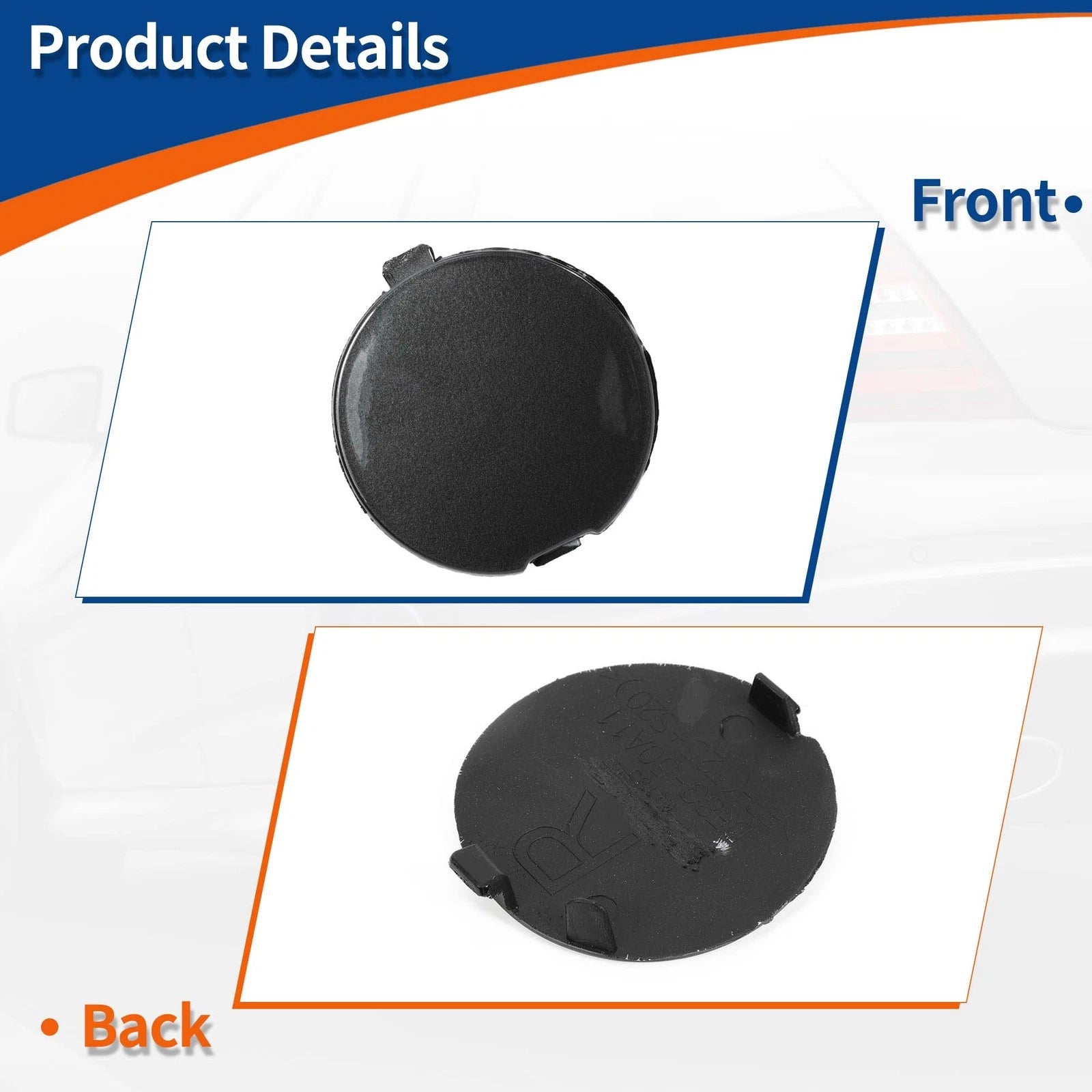 Tow Hook Cover for Mazda CX-3 (2016–2021) No.D10J50A11A Machine Gray