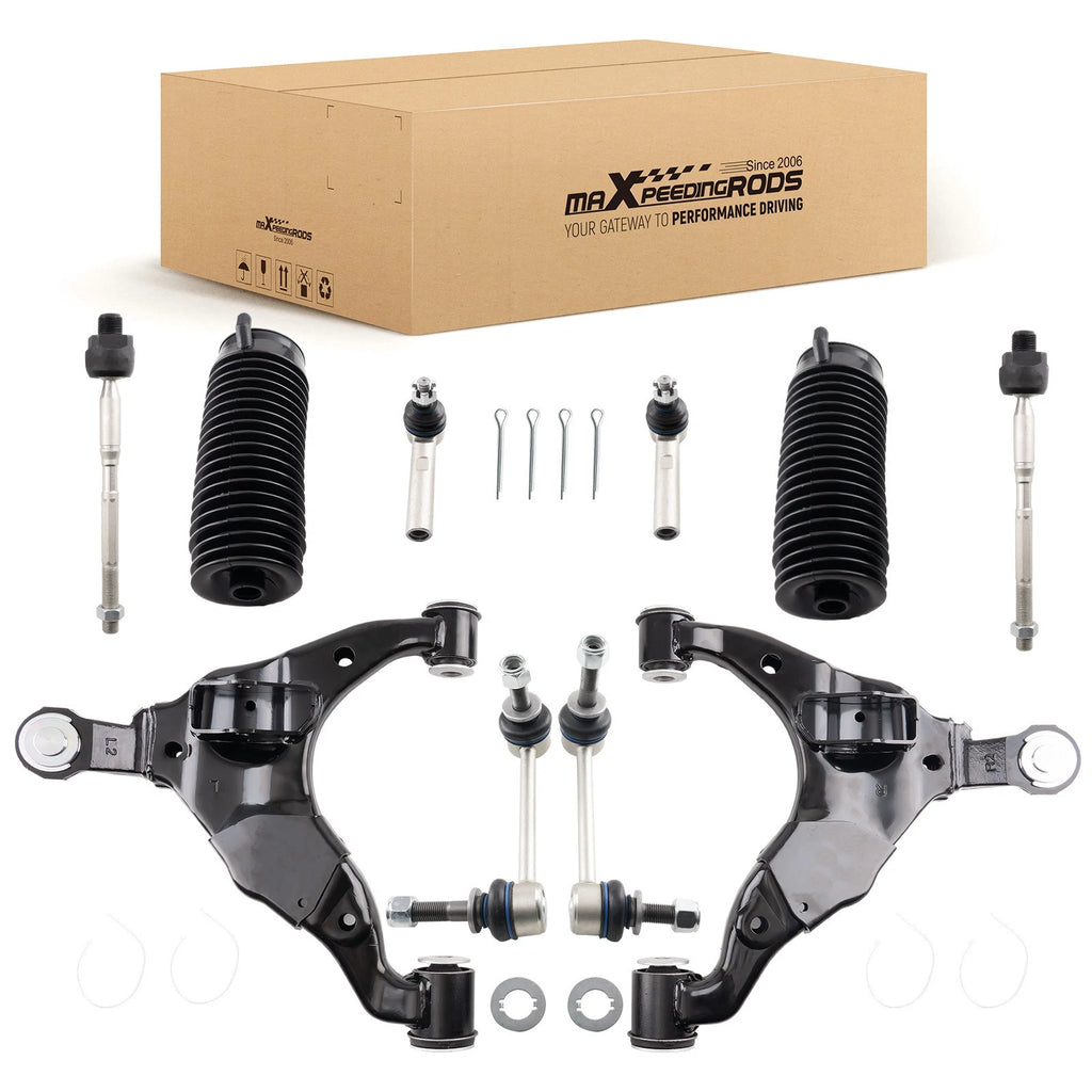 Set of 10 Front Lower Control Arms & Sway Bar End Links for GX470 2003–2009