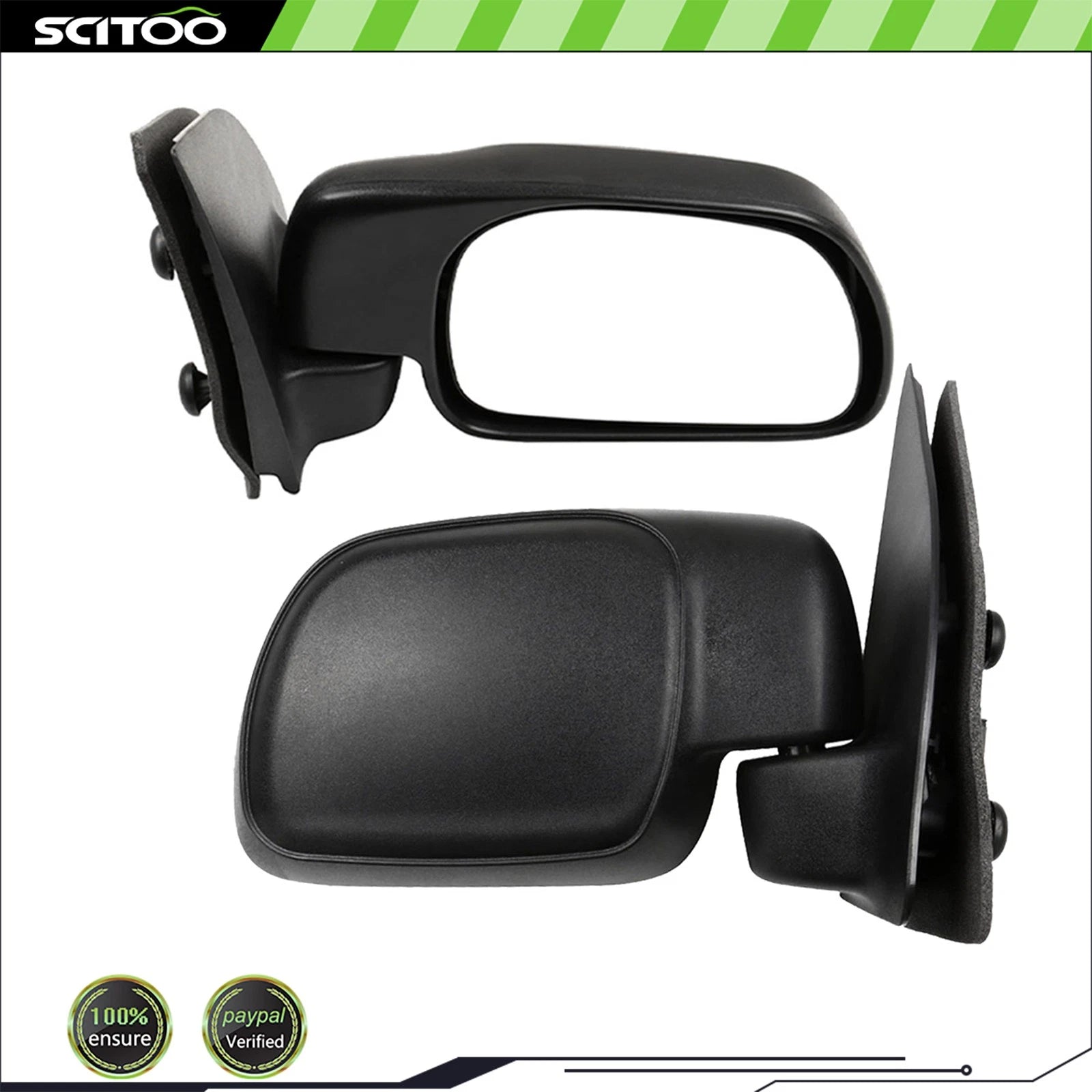 Side View Clear Manual Fold Mirrors for Ford F250 (1999–2015) RH+LH