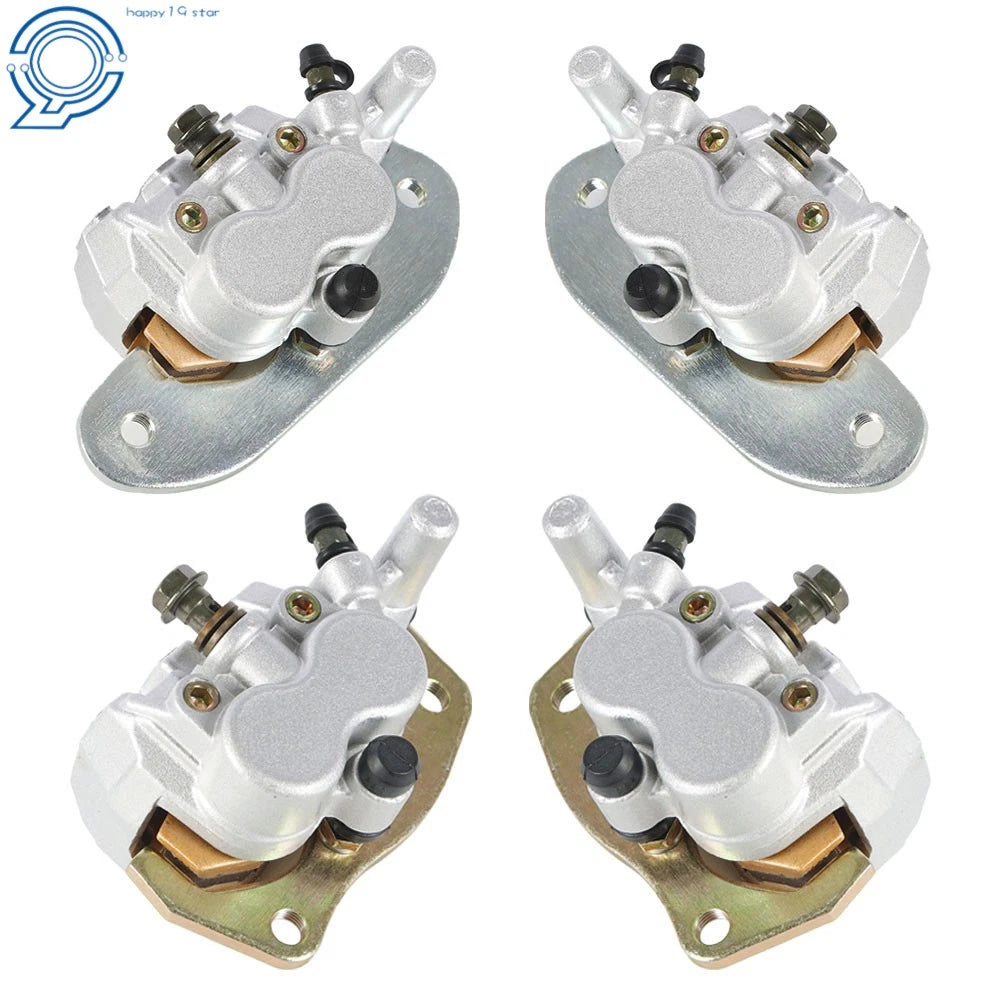 Set of 2 Front & Rear Brake Calipers for Yamaha Rhino 700 (2008–2013)
