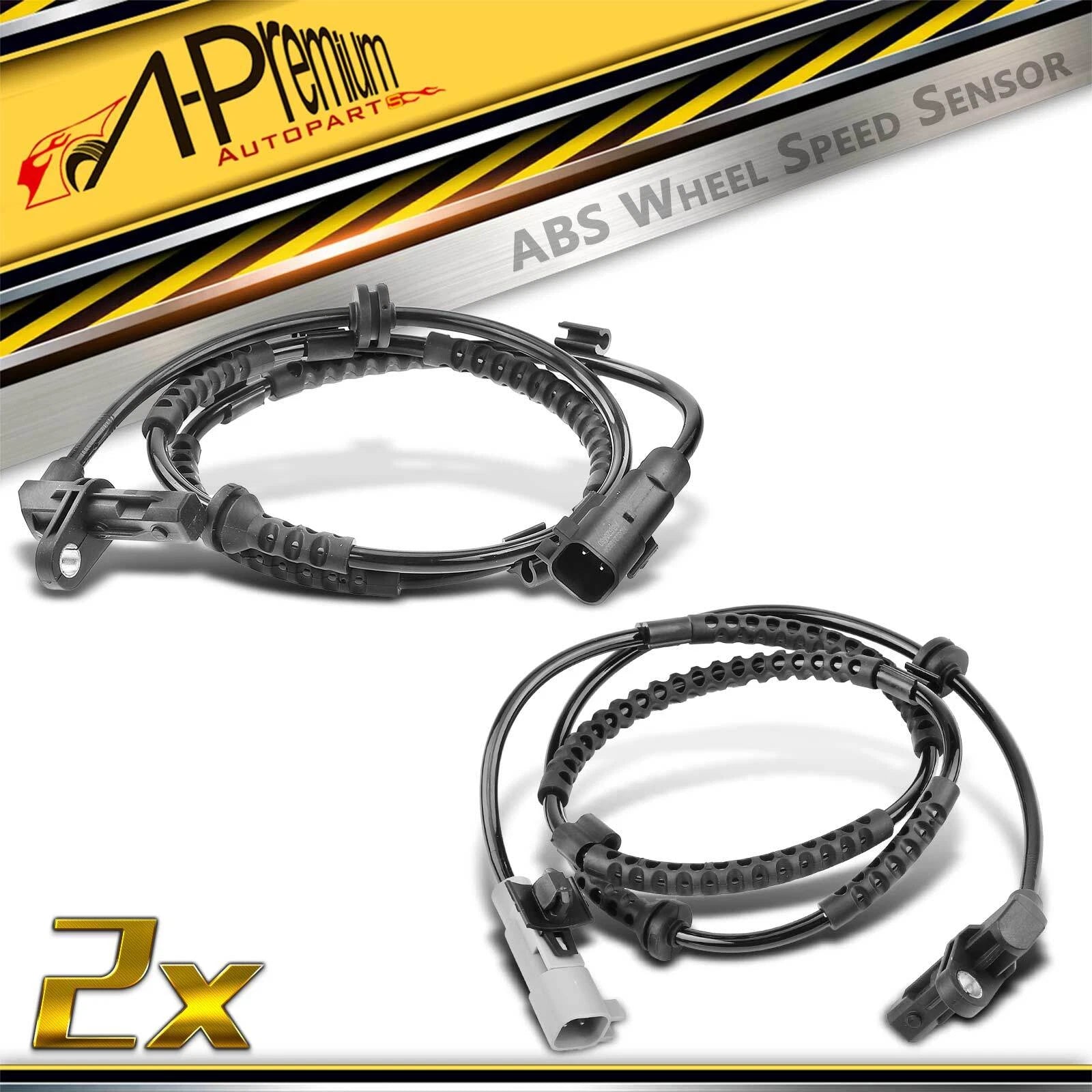 2X Front ABS Wheel Speed Sensors for Chevy Spark (2013–2015)