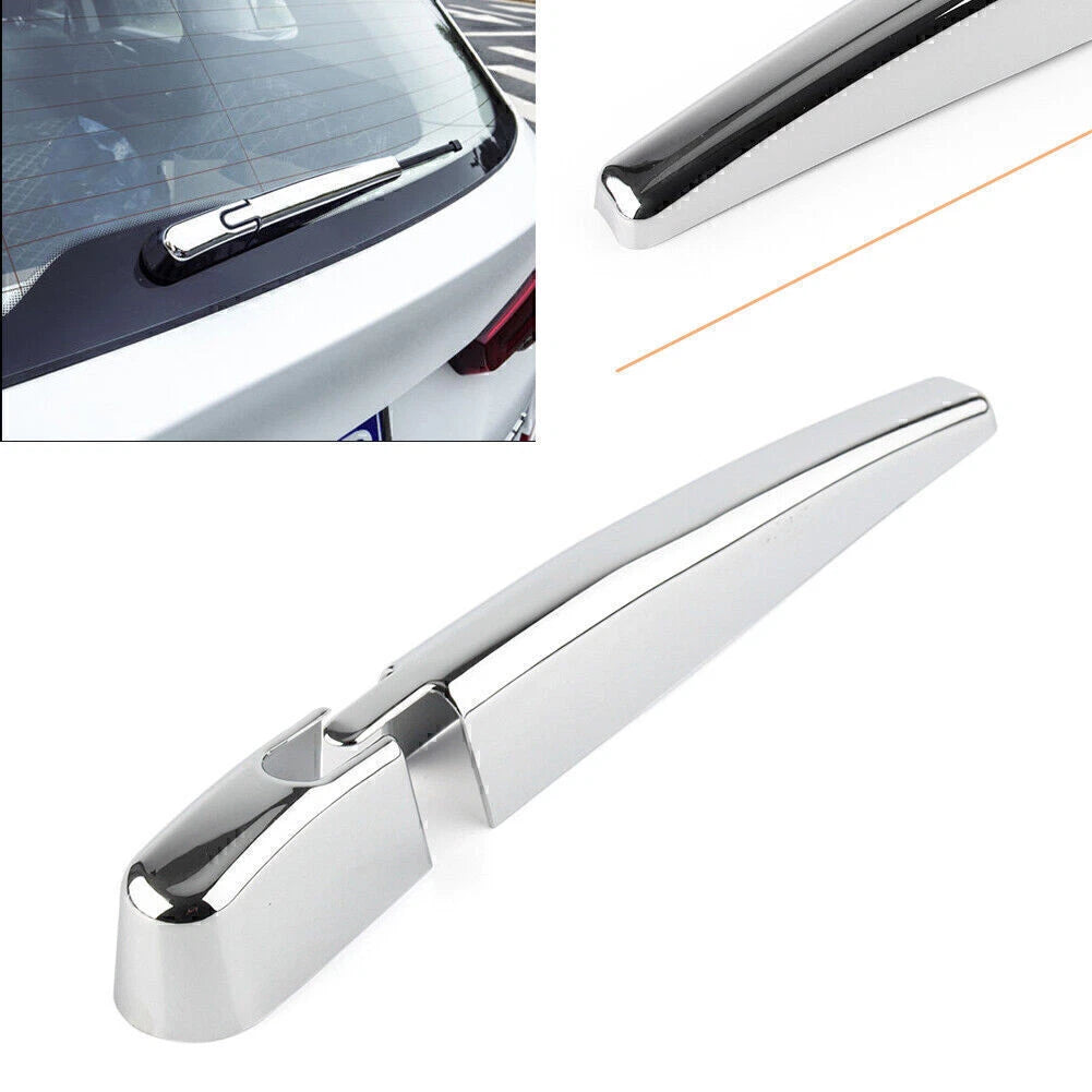 2X ABS Rear Trunk Window Wiper Nozzle Cover Trim Chrome for BMW X3 (2018)