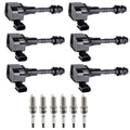 6X Ignition Coil + 6X Iridium Spark Plugs for Infiniti FX35 G35 (2003–2007)