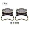 2Pcs Vintage Rectangle Handle Knob Hardware for Cabinet Jewelry Box