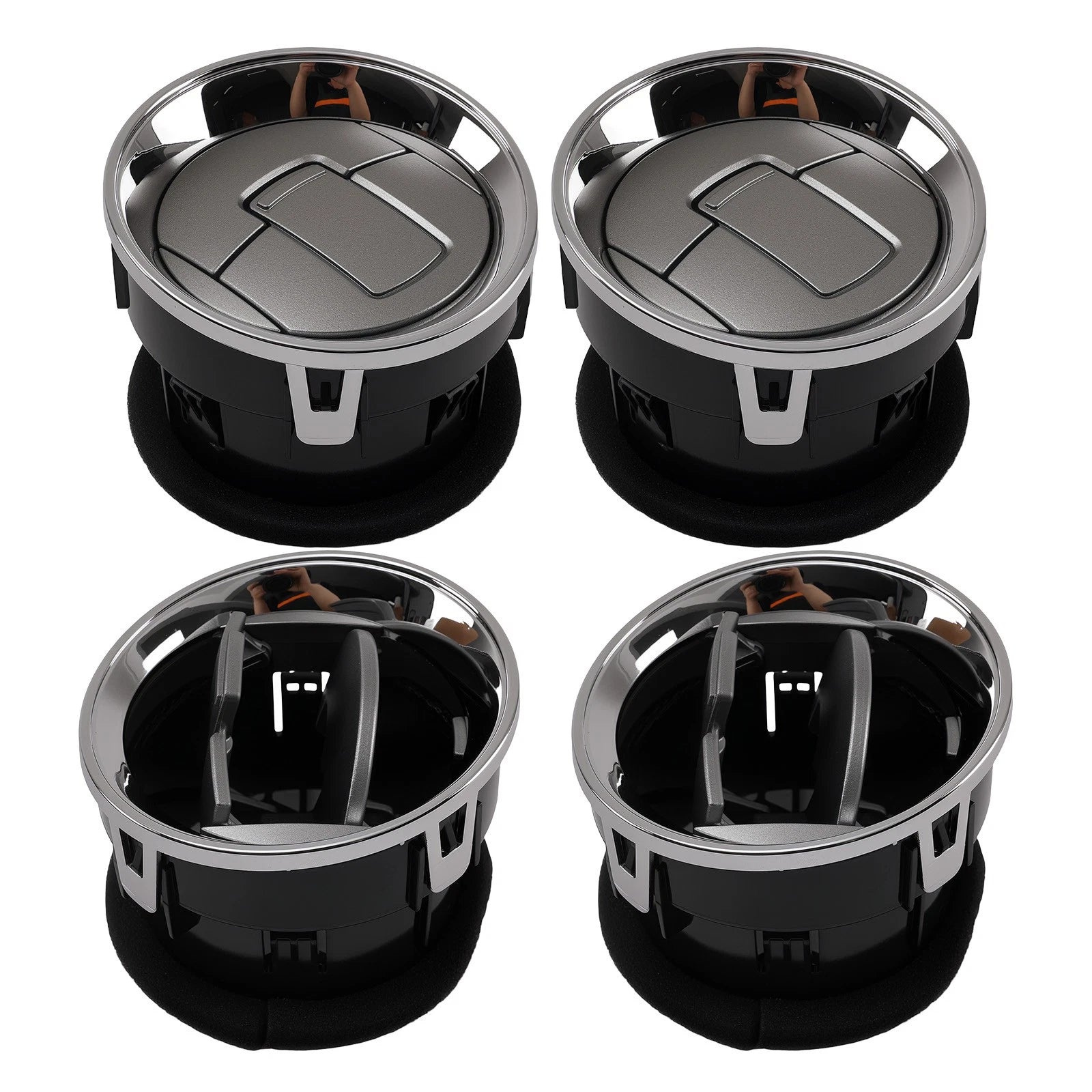 Set of 4 Dashboard Ventilation Grilles for Ford F-150 (2009–2014)