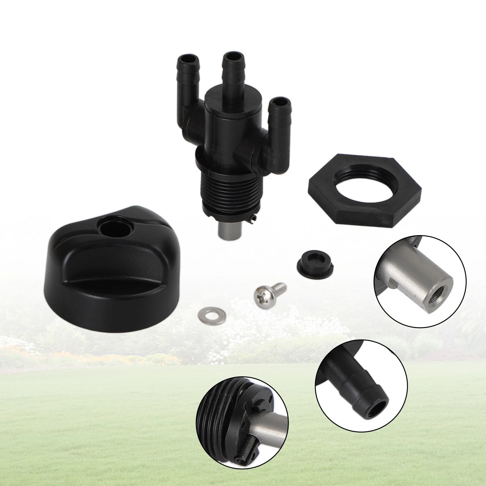Fuel Shutoff Valve Petcock 3-Way for Polaris Xplorer 300 400 400L (1996–2002)
