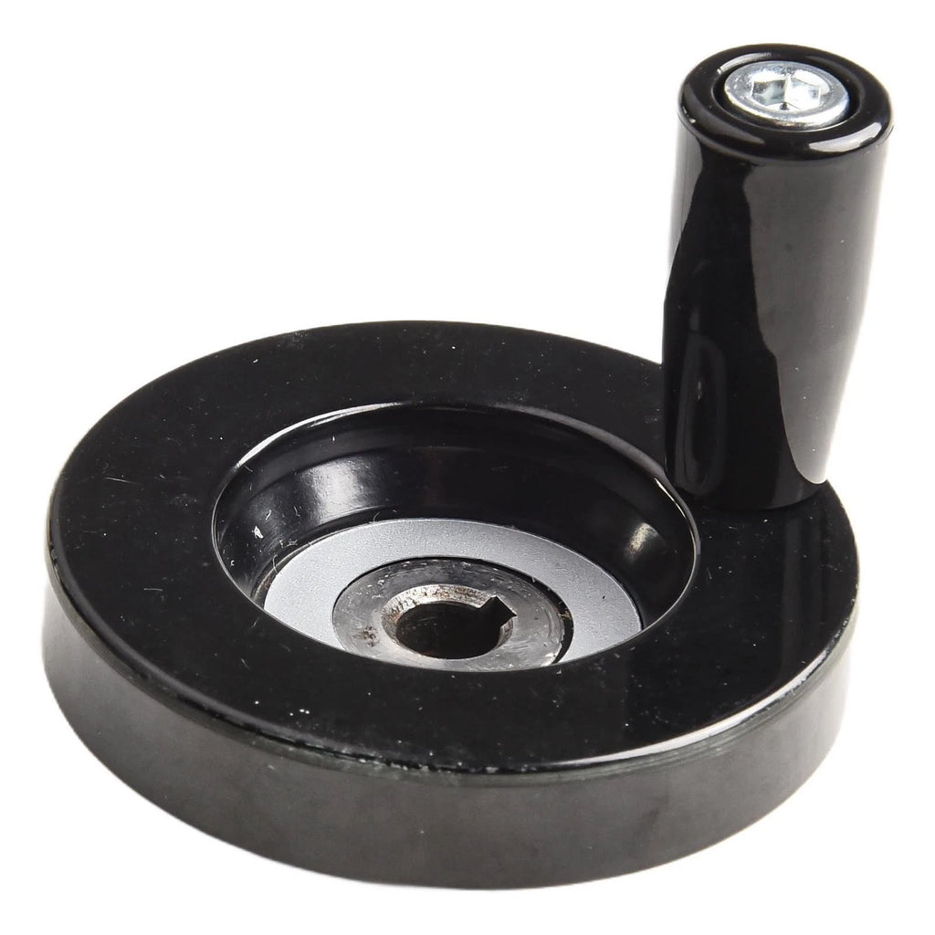 63mm Hand Wheel for Industrial Applications (100g Weight, Black)