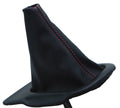 Manual Shift Boot Cover for Nissan Silvia 240SX (1994–1998) Red Stitch