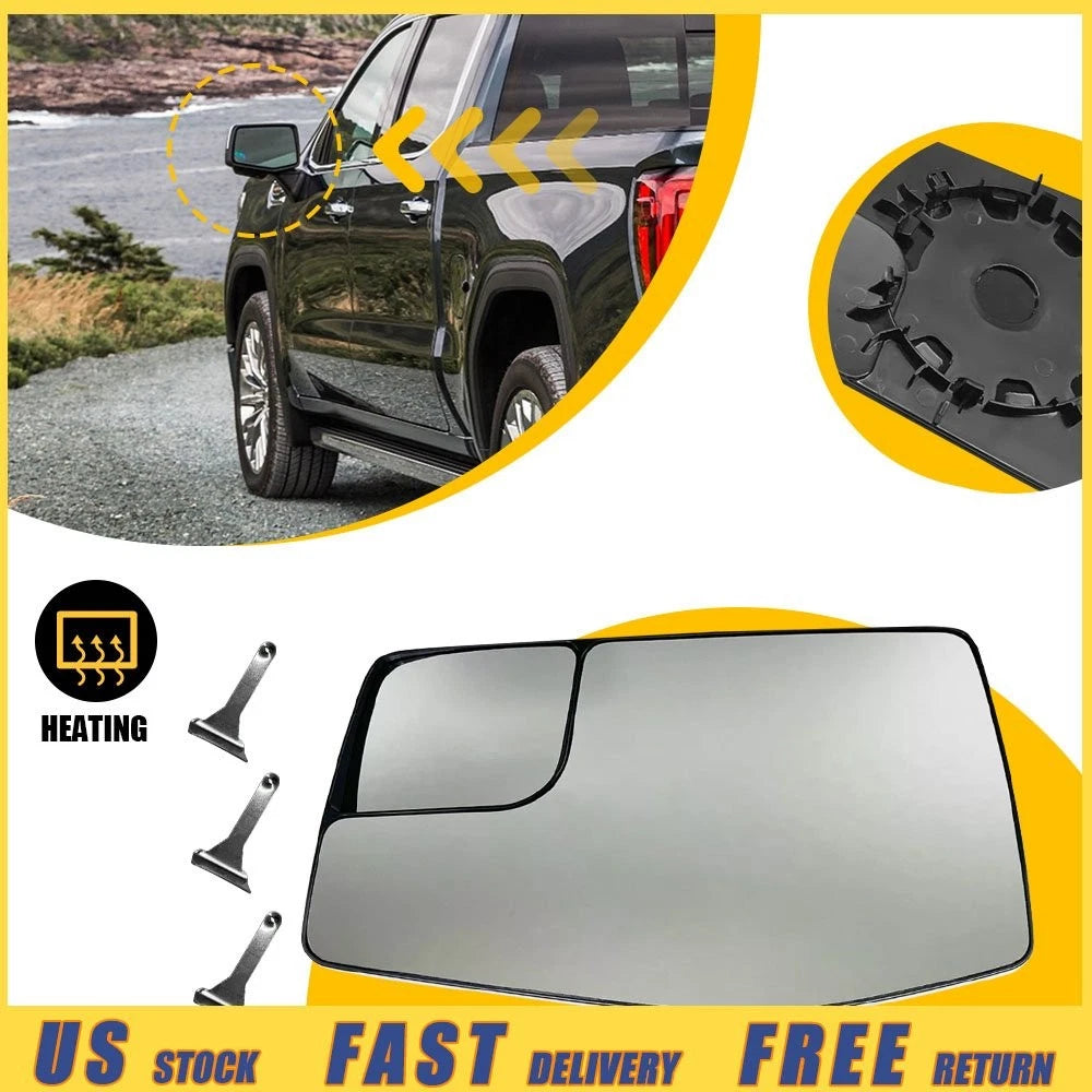 Mirror Glass with Spotter Lens for Silverado Sierra 1500 (2019–2023)