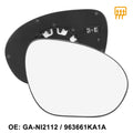 Heated Mirror Glass with Backing Right Side RH for Nissan Cube Juke (2009–2014)