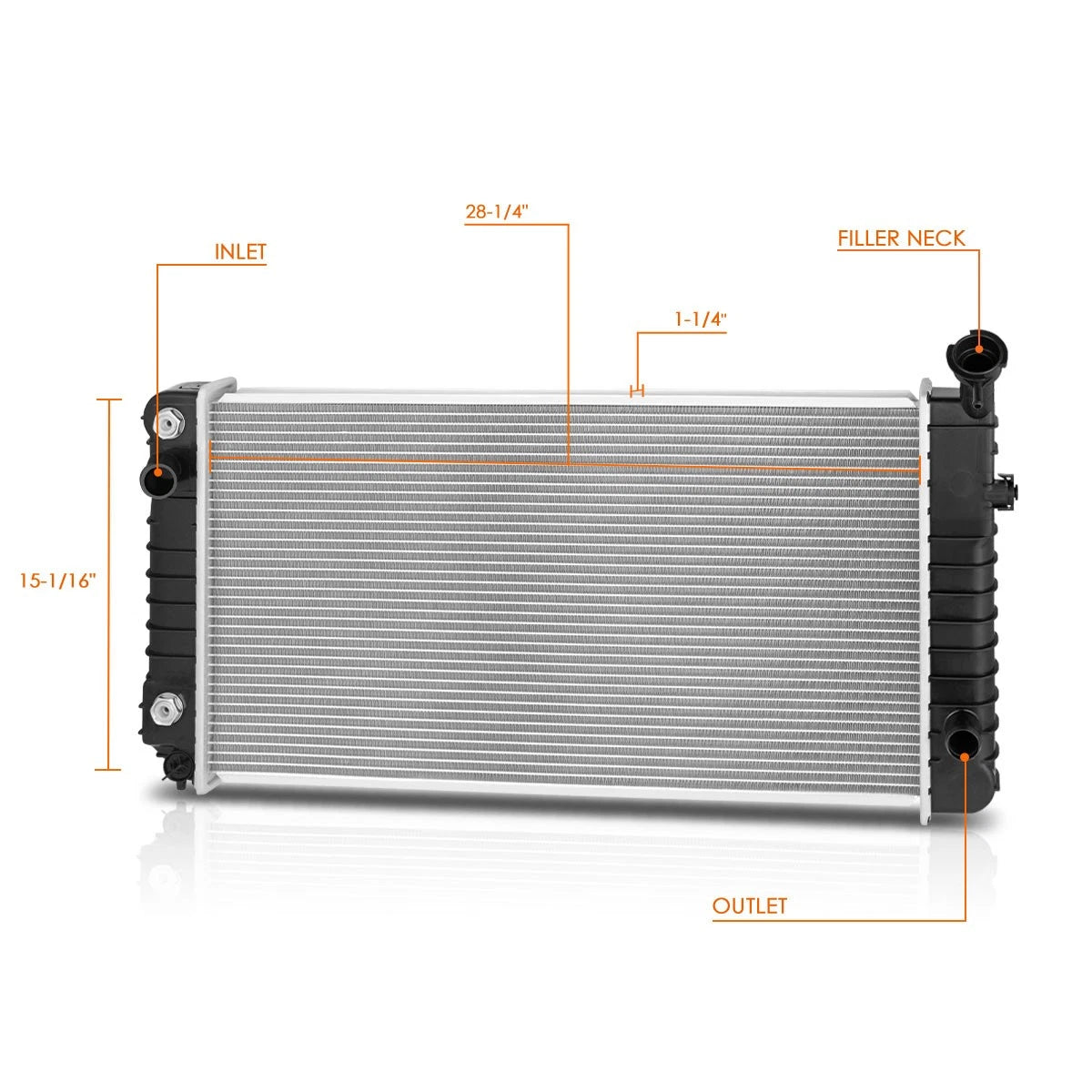 Aluminum Radiator DPI-1216 for Lumina/Cutlass Supreme/Grand Prix (1991–1994)