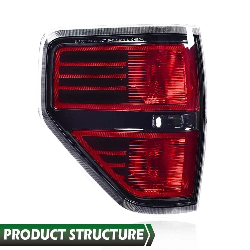 Tail Light for Ford F-150 (2009–2014) Left Driver Side