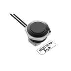 12mm Waterproof Momentary Push Button Switch - Black