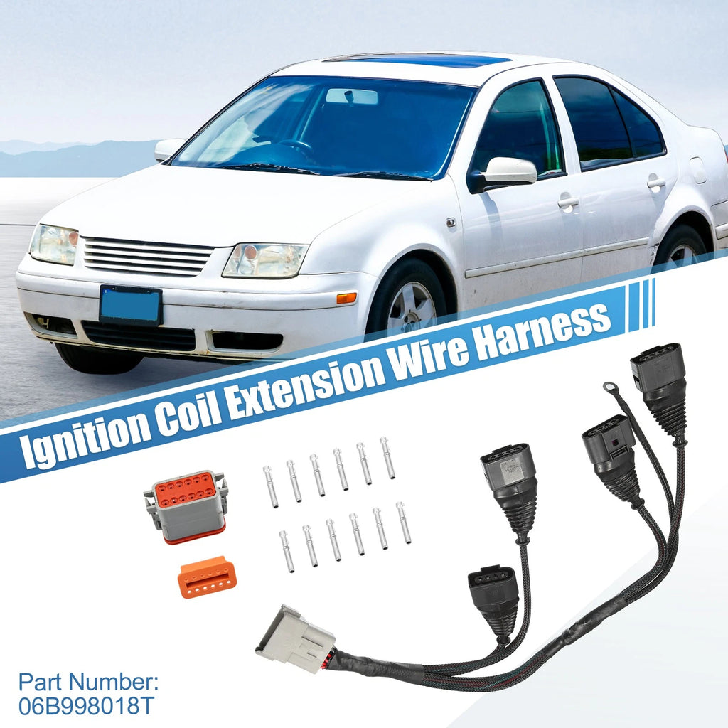 Ignition Coil Wiring Harness 06B998018T for Audi A4 TT VW Golf GTI Jetta (2000–2006)
