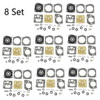 Set of 8 Carburetor Gasket Kits for Husqvarna K750 K760 Zama RB-177