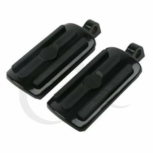 32mm Black Highway Engine Guard Bar Foot Pegs Bracket Clamps for Harley Dyna