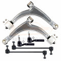 Set of 6 Front Lower Control Arms Sway Bars Tie Rods for Saturn Aura & Pontiac G6