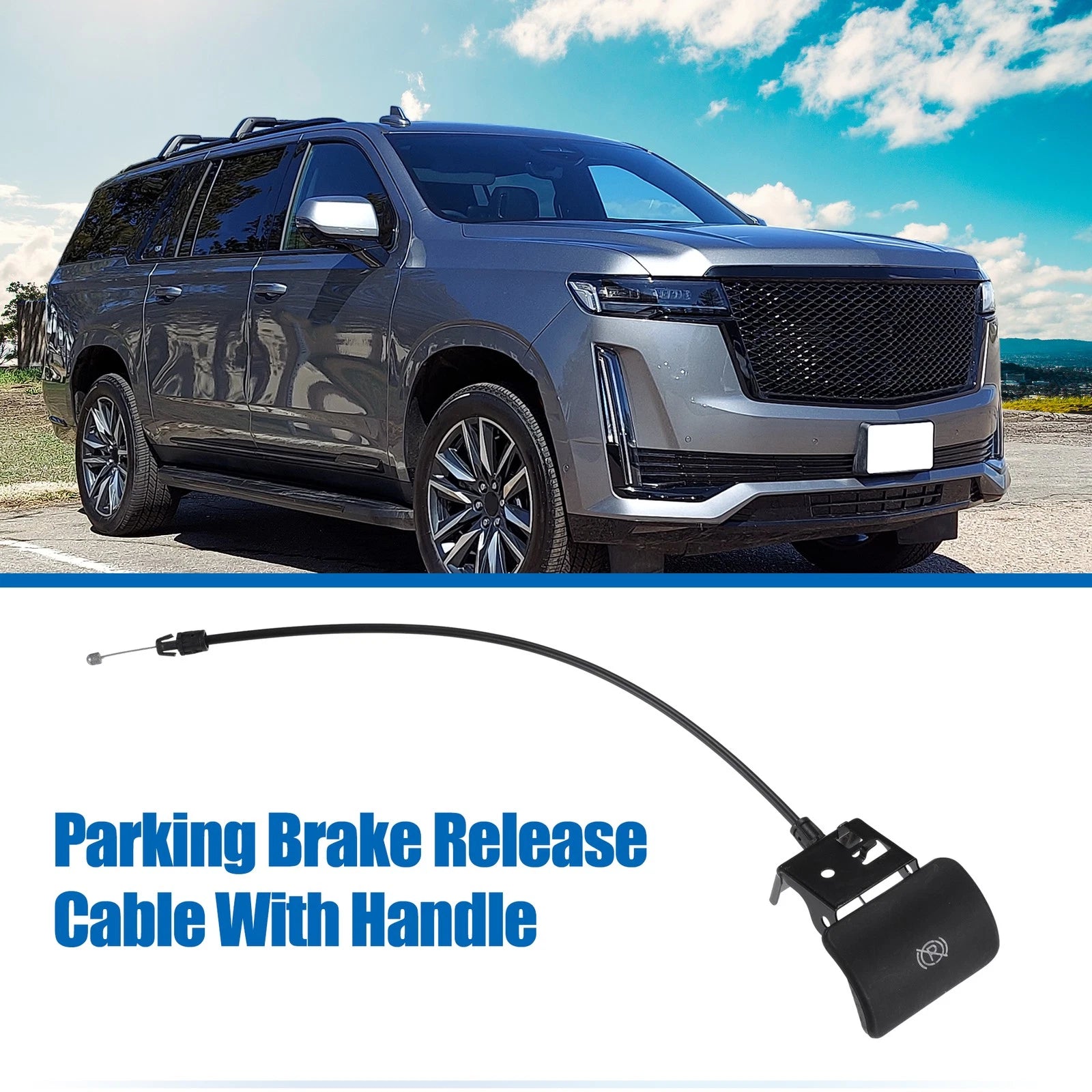 Parking Brake Release Cable with Handle for Cadillac Chevrolet GMC 
