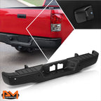 Rear Bumper for Toyota Tundra (2007–2013) w/Sensor Hole, License Lamps, Brackets