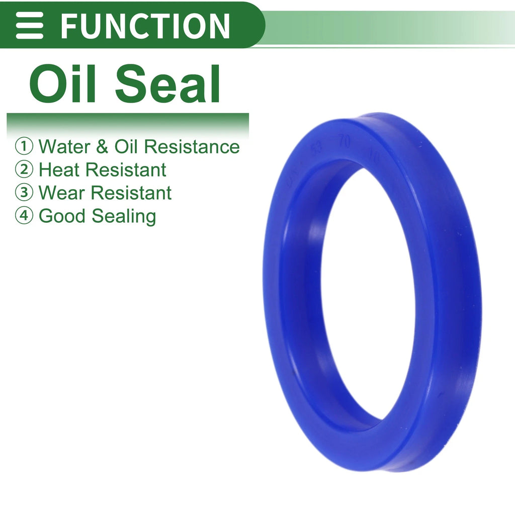 Set of 5 Oil Seal Rotary Shaft Seal 53x70x10mm High Pressure for Various Models
