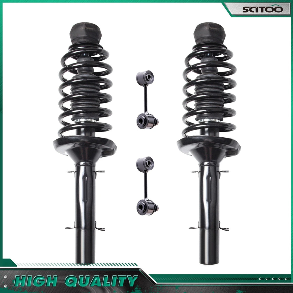 Front Struts & Sway Bar End Links for Volkswagen Beetle Golf Jetta (2000–2001)